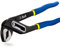 S&R Pince Multiprise Clés serre-tube classique, poignées avec revêtement double, 300x42mm, en acier Chrome Vanadium phosphaté…