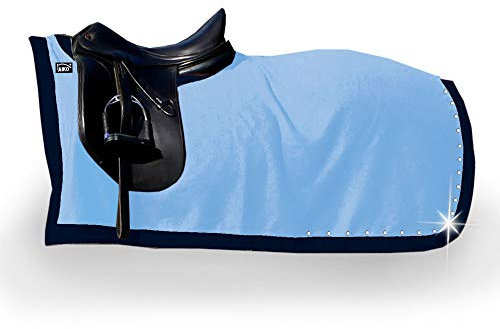 AIKO Nierendecke Ausreitdecke 'Just Crystal', lightblue, atmungsaktiv, Gr. 2