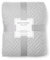 Brentfords Bed Throw King Size Geometric Pinsonic Quilted Bedspread, Luxurious Super Soft Silver Grey Lightweight King Size Quilted Blanket Throw Over for Sofa, 200 x 240cm
