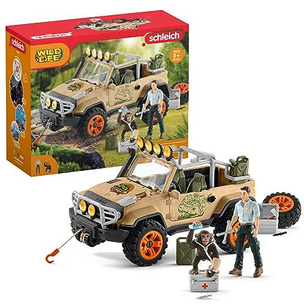SCHLEICH Geländewagen mit Seilwinde