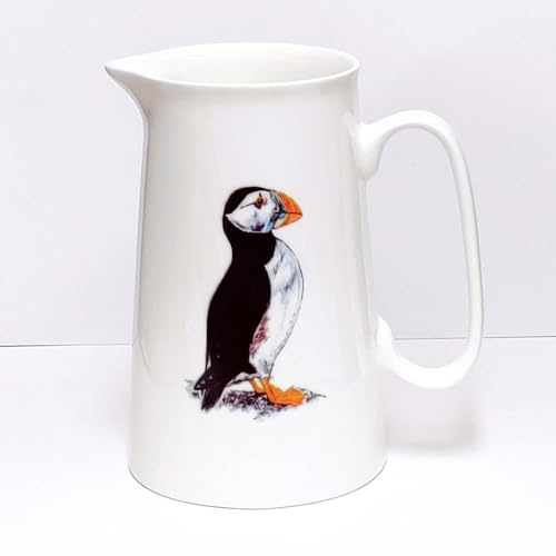 Redwood Collection Puffin Design Fine Bone China Jug (900 ml), RW19502
