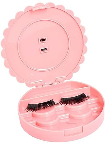 FRCOLOR 1stück Eyelash Storage Box Mit Bowknot Design Kompakte Und Tragbare Aufbewahrung Für Falsche Wimpern Organizer Für Kosmetik Und Accessoires Für Und
