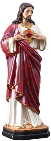 Jesus Kristus-figur - 8,46 Tum Hög Samlarbar Jesus Kristus-figur - Katolsk Kådafigur Heminredning, För Sovrum I Vardagsrummet