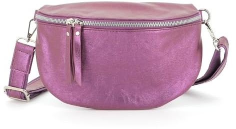FLORA CO PARIS | Sac Banane Bandoulière Femme Irisé Violet