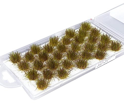 TENYELE 32 unidades de arbustos estáticos en miniatura para paisajes, suministros de manualidades, materiales de construcción, accesorios de construcción, 32 unidades