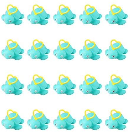Set da pesca per anatre da bagno, 20 pezzi, giocattolo magnetico portatile, design colorato, materiale sicuro e atossico, gioco di senso, per neonate, compleanno