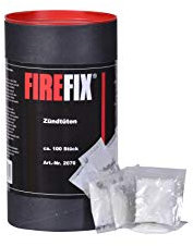 FIREFIX 2070 Kaminofen-Anzünder Zündtüten, Dose mit 100 Tüten