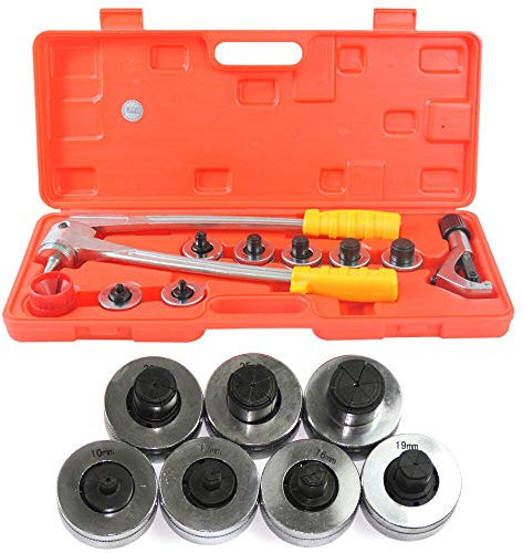 Rohraufweiter Satz, 7 Aufweitköpfe 10-28 mm Aufweitzange Expander-Set Manuelle Rohrexpander Rohraufweiter Rohr expander Aufweiter Aufweitzange Rohrexpander Satz