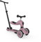 Scoot & Ride Highwaykick 1 Push and Go Kickboard mit Sitz Kinderroller Scooter 2in1 Laufrad mit Lenkstange ab 1 2 Jahren mitwachsend Höhenverstellbar werkzeuglos (Wildberry)