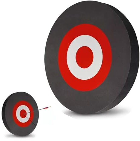 25 * 3cm EVA Foam Archery Target 9 inch Round Archery Moving Targets for Backyard,Shooting Practice Board Indoor, Outdoor Sports Hunting