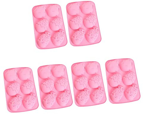 Garneck 3 Juegos Molde Para Pastel De Huevo De Pascua Molde Para Pan Molde Para Pastel Cubo Magdalenas Decoración De Pasteles Herramientas De Decoración Moldes 2 piezas * 3