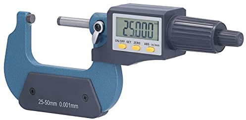 Micromètre Numérique avec une Résolution de 0,00005 Po / 0,001 Mm, Idéal pour les Applications D'ingénierie et de Production