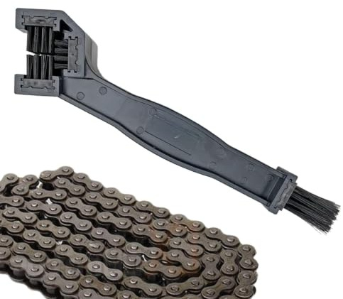 Kettenbürste - Kettenreiniger | Reinigungsbürste | Motorrad Fahrrad-Kettenreiniger | Kettenreinigungsbürste | Fahrradketten-Reinigungsbürste | Fahrrad Reinigungsbürste | Motorrad-Ketten Reinigen Set
