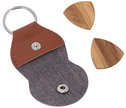 TOYANDONA 1satz Tasche Mit Gitarren Picks Und Pu Etui Geeignet Für Akustik Gitarre Ukulele Banjo Und Mandoline