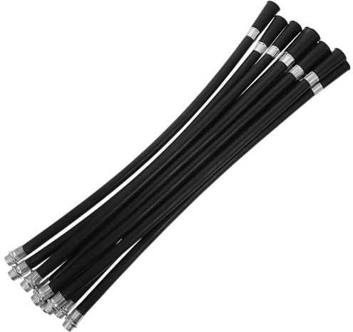 KOMBIUDA 10pcs Fire Extinguisher Hose Replacement Standard Plastic Nozzle Tubes Compatible with Dry Powder Water Extinguishers Easy Install Extinguishing Accessory