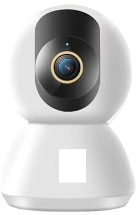 TIEOAXFT Cámara de Seguridad Inteligente for el hogar 360° Mi PTZ 2K Webcam 1296P 3 megapíxeles IA Detección Humana Visión Nocturna Funciona con Miji