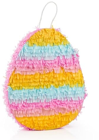Easter Egg/Bunny Pinata Includes Brasher & Eye Mask Choose From two Designs (Egg Multi-colour)