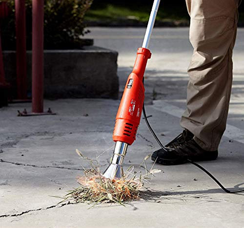 Dekton 2000W Electric Weed Burner Killer Wand with 4 Heads - Hot Air Blaster Torch 650°c No Gas Chemical Free/No Chemicals - 100% Safe