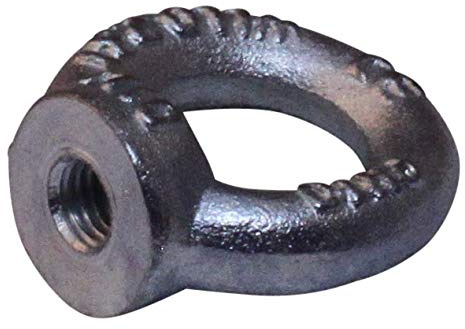Tuerca anular M10 galvanizado brillante.