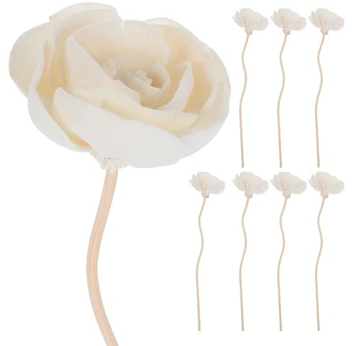 Angoily Bastoncini Per Diffusori Aromaterapia Con Fiori Secchi in Rattan 8 Pezzi Accessori Per Profumatori Casa Ufficio Spa Decorazione Naturale 8.27In