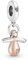 PANDORA Charm Schnuller Kind Silber rosévergoldet 781490C01