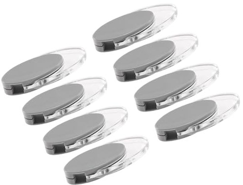 sourcing map Blind Cord Weight, 8Pcs 90mm Curtain Window Shutter Beaded Chain Handle Roman Vertical Roller Shade Accessories, Grey