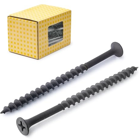 STRÜBER Schnellbauschrauben mit Senkkopf und PH2-Antrieb (3,5 x 55 mm / 500 Stück.) - phosphatierte Trockenbauschrauben - Gipskartonschrauben mit Grobgewinde - Befestigung an Holzunterkonstrunktion