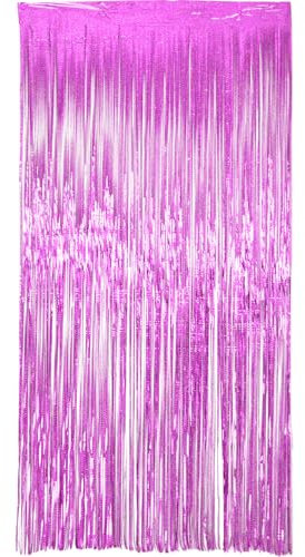 Folat 27586 Tenda per Feste - Sparkling Pink - 1 x 2 m - Stelle filanti in alluminio per matrimoni, feste, decorazioni, cabine fotografiche e decorazioni per palchi di festival