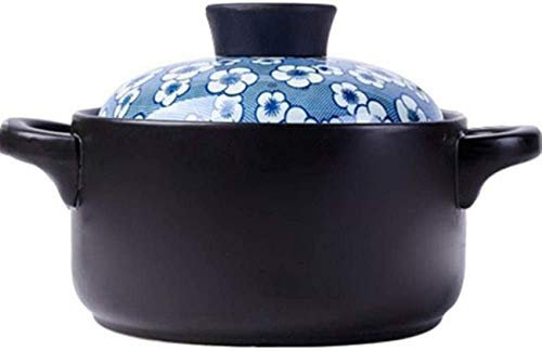 Cocotte en Terre Cuite, cocotte en céramique, cocotte en Terre Cuite, Durable, Gain de Temps et d'énergie, Passe au Lave-Vaisselle - Capacité : 1,5 L (capacité : 3,5 L)