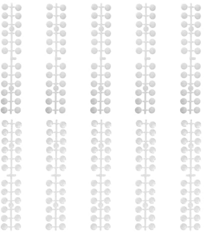 JECOMPRIS Nuanciers pour Nail Art en Plastique 240 Pièces Ruban Adhésif Recto Verso, Facile à Utiliser et Pratique pour Manucure, pour Écoles de Manucure et Débutants