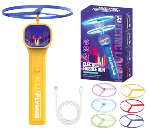 Disco para Gatos Juguete Interactivo de Lanzamiento de Discos para Gatitos
