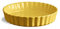 Emile Henry Tortenplatte aus Keramik, Gelb, 24 x 24 x 5 cm