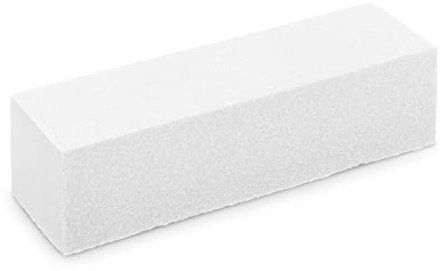 LvDon LTD Nail Buffer Block Nail Art Sanding Tools for Gel 4 Way Nail Files Tips 12 Grit Natural Acrylic Nails Pedicure Salon Manicure White Pink (WHITE-2PCS)