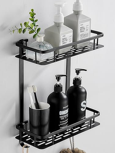 Bathroom shelf, vanity, washstand, bath triangle storage, double boxy basket