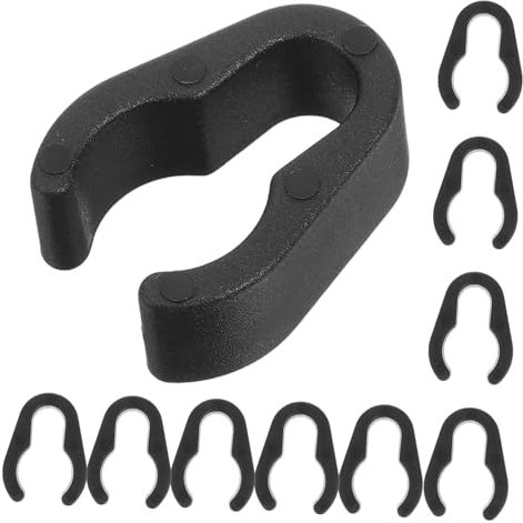 Gatuida Lot De 10 Clips En Plastique Pour Câble De Microphone Clips Câbles Universels Pour Micro 15mm Accessoires D'organisation Pour Studios Et Concerts
