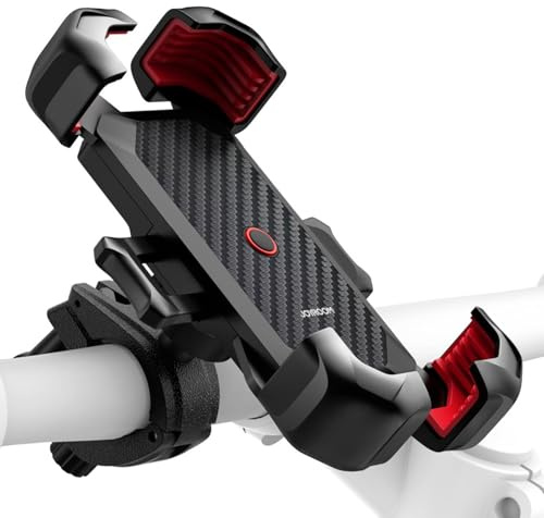 Handyhalterung Fahrrad, Lenker Telefonhalterung Motorrad Gedämpft [Schneller Auto Sperre & Verstärkt Klemme] Verstellbarer 4,7-7 Zoll Handy Lenkerhalterungen Für Vlogging,Navigation,Musikhören,Anrufe