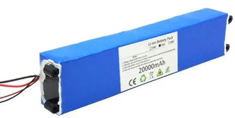 36V Batería De Iones De Litio para Patinete Eléctrico 20AH 10S3P Batería para Bicicleta Electrica Batería E-Bike con Cargador para 200W 350W 500W Motores XT60