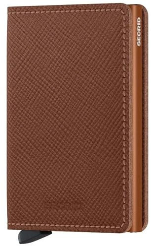 Secrid Wallets Slimwallet Saffiano 10 cm Caramel