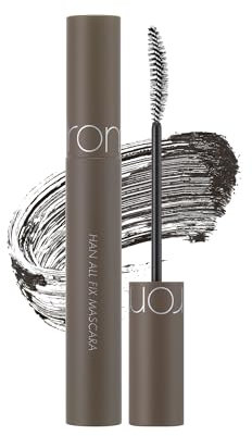 rom&nd HAN ALL FIX MASCARA 4 colorsㅣIntense Length, Long-Lasting, Volumizing, Waterproof, No Flaking, 7gㅣ0.25oz (L02 Long Ash)
