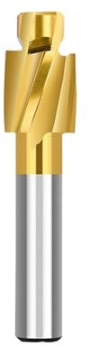 1 pz Fresa svasatore, M6-M16 Fresa svasata rivestita in stagno 4 flauto HSS Fresa pilota for scanalatura for rame, alluminio, acciaio, ghisa (Size : M16)
