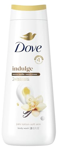 Dove Vanilla Body Wash for Deeply Moisturized & Hydrated Skin 20 FO