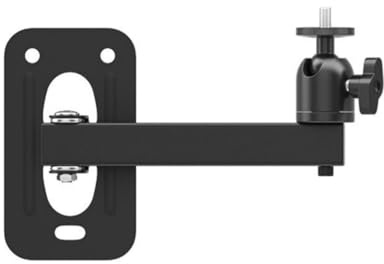 YIZITU Foldable Projector Wall Mount With 5KG Load Capacity Double Swiveling Joints Full Motion Adjustable Arm Heavy Duty Metal Projector Wall Mount