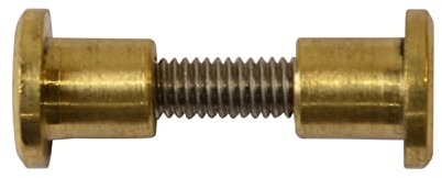 Ersatzteile Teakmöbel Ersatzschraube Messing/Edelstahl Hülsenschraube 42-mm