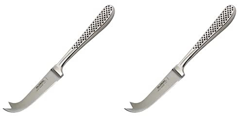 Global GTF-30 Cheese Knife, 8 cm (Pack of 2)