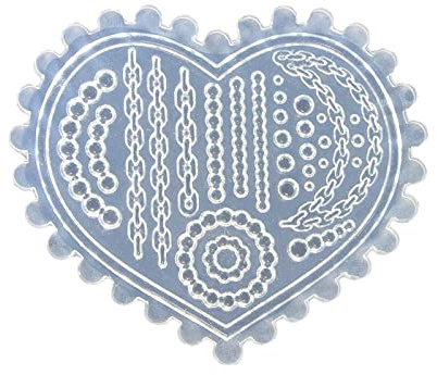 Moule en silicone en forme de chaîne en forme de fleur pour nail art - Convient pour la décoration des ongles - Outil de modèle d'ongle - Moules 3D en silicone pour acrylique