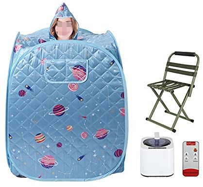 Couverture de sauna infrarouge Portable Steam Sauna Chambre Home Sauna Générateur amincissant Boîte de sauna ménagère Facilité Insomnie Steamer Tente Léger Tente Plein Body Spa Contrôlable à distance