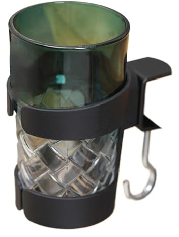 Cup Holder for Table - Clip on Cup Holder for Desk - Space-Saving Stand Anti Spill for Wheelchair Classroom Kitchen Kayak Cafe School Work Bed Dorm Boat Teacher Car