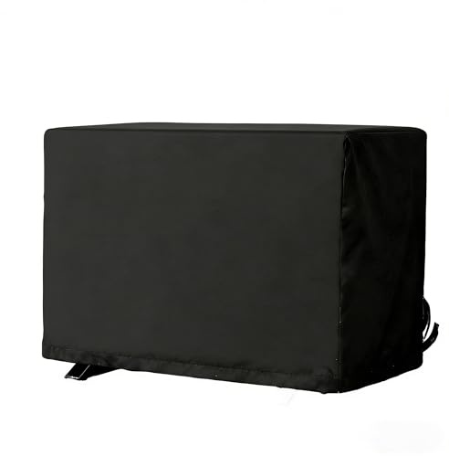 EASTLOONG Pool Heater Cover, Waterproof Heat Pump Cover for Outdoor Unit | Waterproof UV Resistant Outdoor Protector for 35000/58000 BTU Pool Heat Pumps, 7.5×40.5×67.0cm, Black