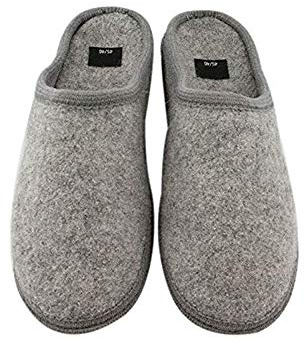 woolove Pantofole in Feltro 100% Lana, comode,Traspiranti,morbide e Calde. Ottime Ciabatte di Pura Lana per la casa Unisex.