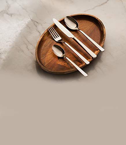 Fine Dine 766217 Adria Lot de 12 fourchettes en acier chromé 18/10 Diamètre 196 mm